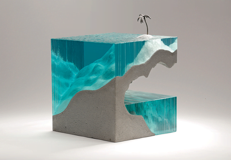 Étagère en Verre sur Mesure : maximiser l’espace avec panache ! 4 sculpture